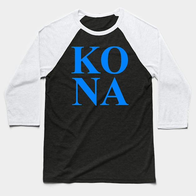 KONA SWIM BIKE RUN TRIATHLON Baseball T-Shirt by ndnc